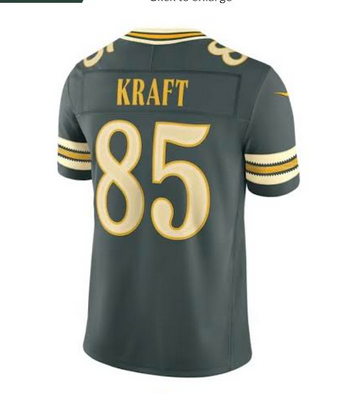 Men Green Bay Packers #85 Kraft green 2026 Nike NFL Jersey0826001->san francisco 49ers->NFL Jersey